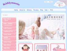 Tablet Screenshot of kiddymania.co.uk